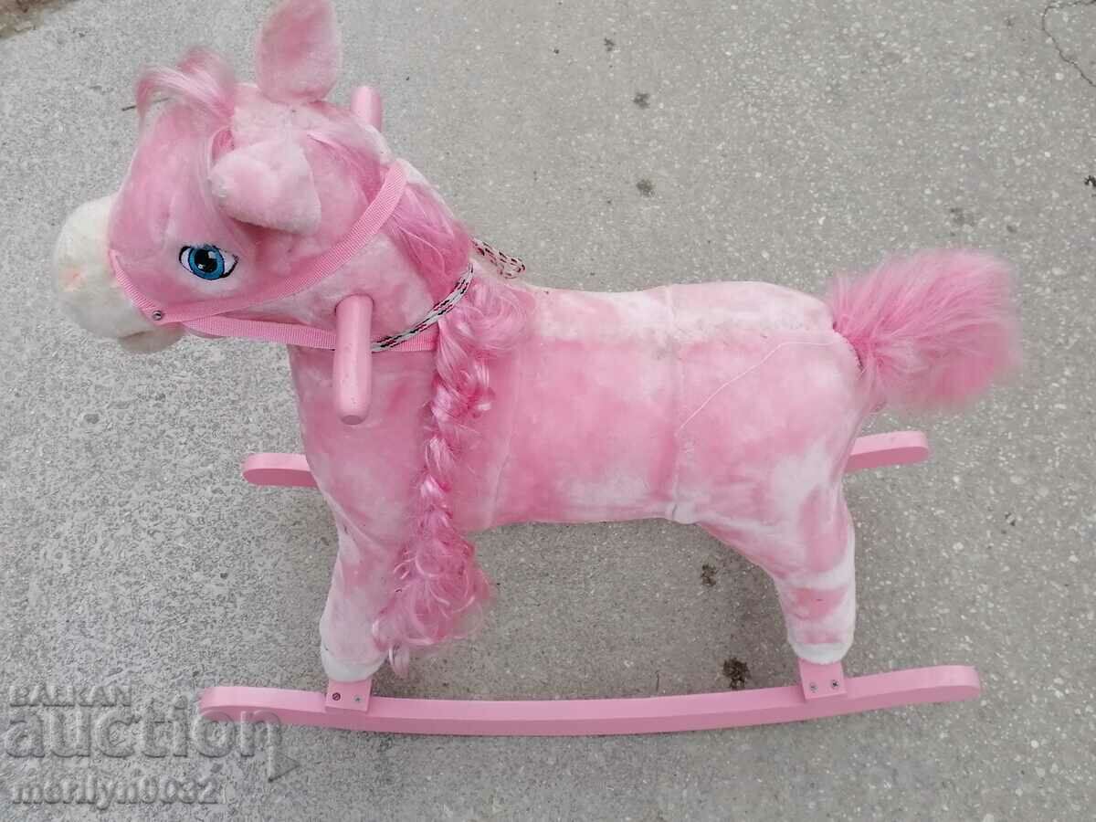 Children's toy rocking horse whirlwind horse - 5