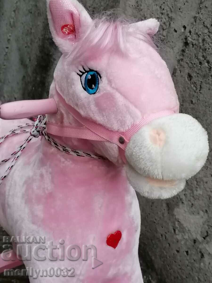 Children's toy rocking horse whirlwind horse - 7