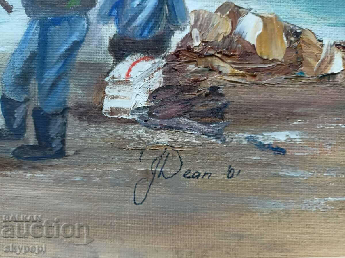 Delivery of Painting "Fishing" Delivery of Painting "Fishing"