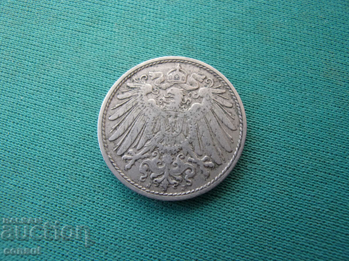 Germania 10 Pfennig 1909 J Rare cu preț € 12.78 | 25.00 BGN