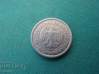 Germania Baymap 50 Pfennig 1927 A Rare