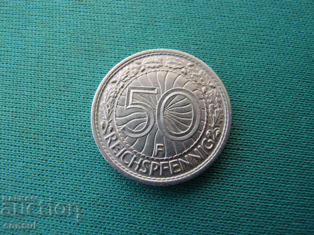 Germania Baymap 50 Pfennig 1927 F Rare cu preț € 8.69 | 17.00 BGN