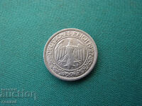 Germania Baymap 50 Pfennig 1927 F Rare