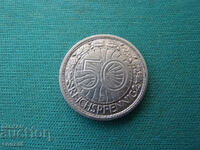 Germania Baymap 50 Pfennig 1927 J Rare