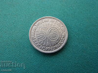 Germany Baymap 50 Pfennig 1928 D Rare