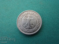Germany Baymap 50 Pfennig 1937 A Rare