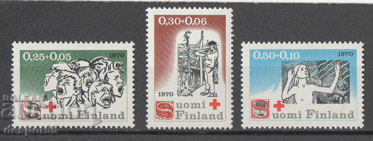 1970. Финландия. Благотворителност на Червения кръст.