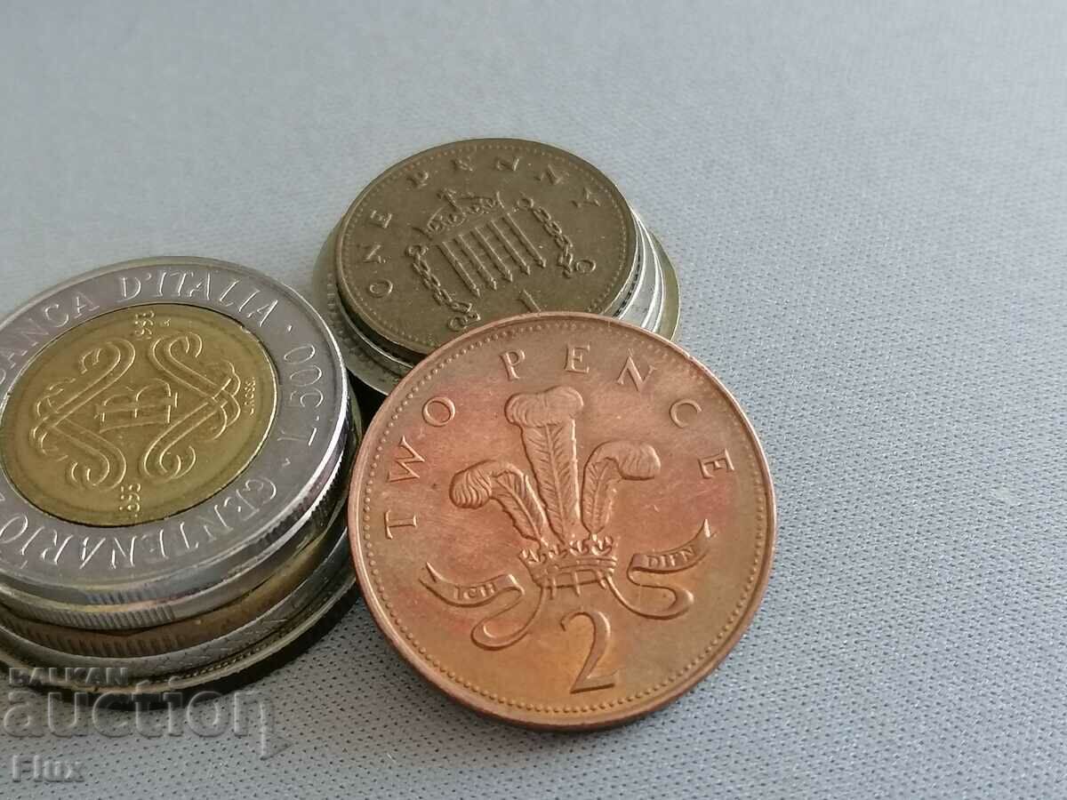 Monedă - Marea Britanie - 2 pence 1998