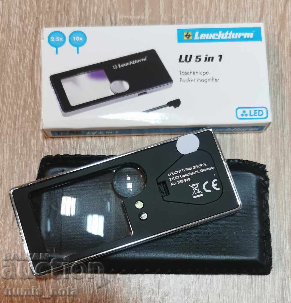 Livrarea lupa 5 in 1 pe Leuchtturm 2,5x 10x