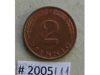 2 pfennig 1996 A FRG