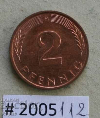 2 pfennig 1995 A FRG