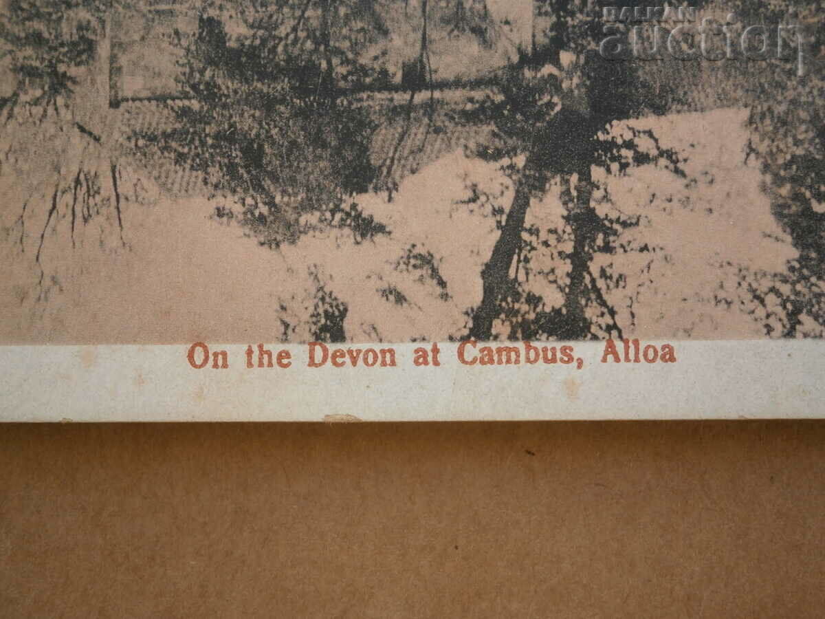 Auction vintage postcard from the 1930s Auction vintage postcard from the 1930s