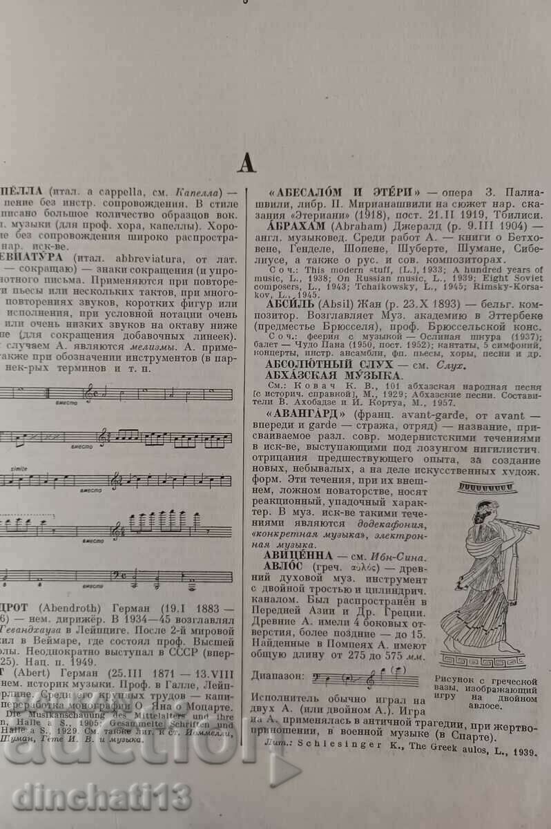 Licitație Dicţionar muzical enciclopedic 1959. 4500 de termeni Licitație Dicţionar muzical enciclopedic 1959. 4500 de termeni