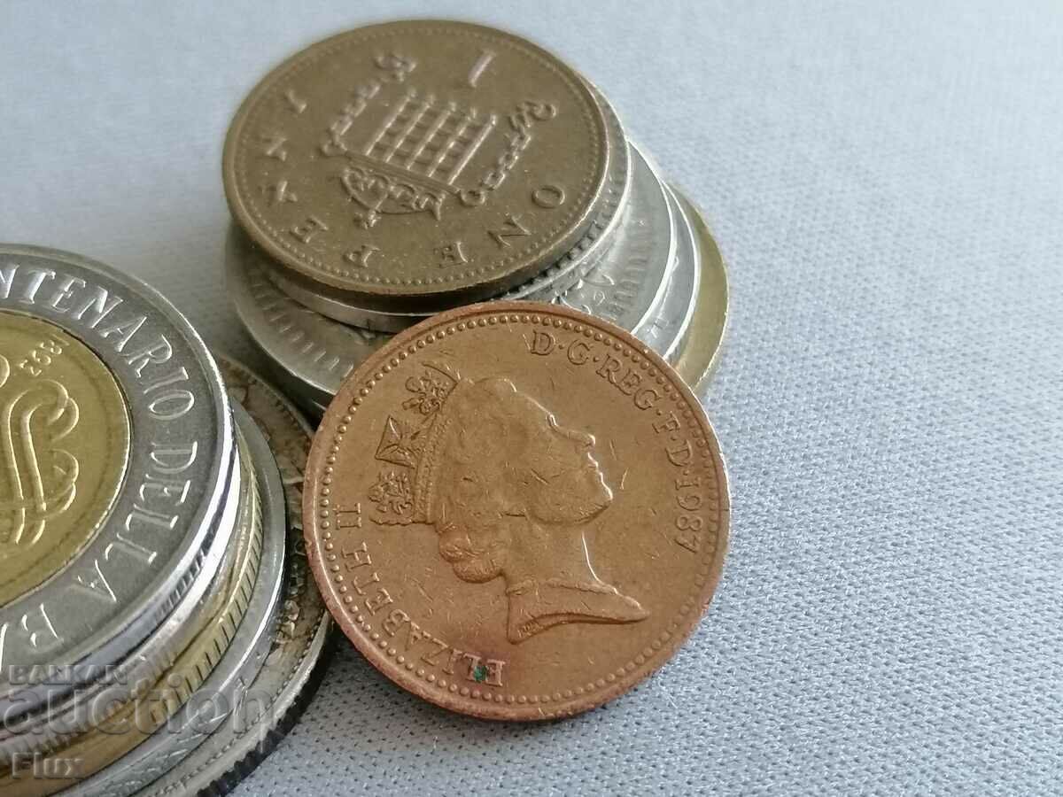 Νόμισμα - Μεγάλη Βρετανία - 1 δεκάρα 1987 με τιμή 1.10 BGN | € 0.56 Νόμισμα - Μεγάλη Βρετανία - 1 δεκάρα 1987 με τιμή 1.10 BGN | € 0.56