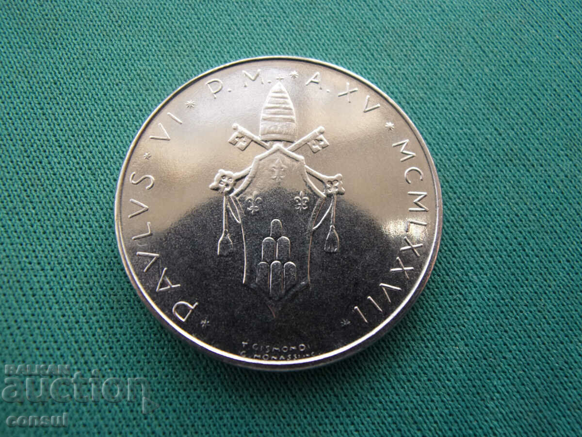 Vatican 100 Lire 1977 UNC Rare cu preț € 2.56 | 5.01 BGN