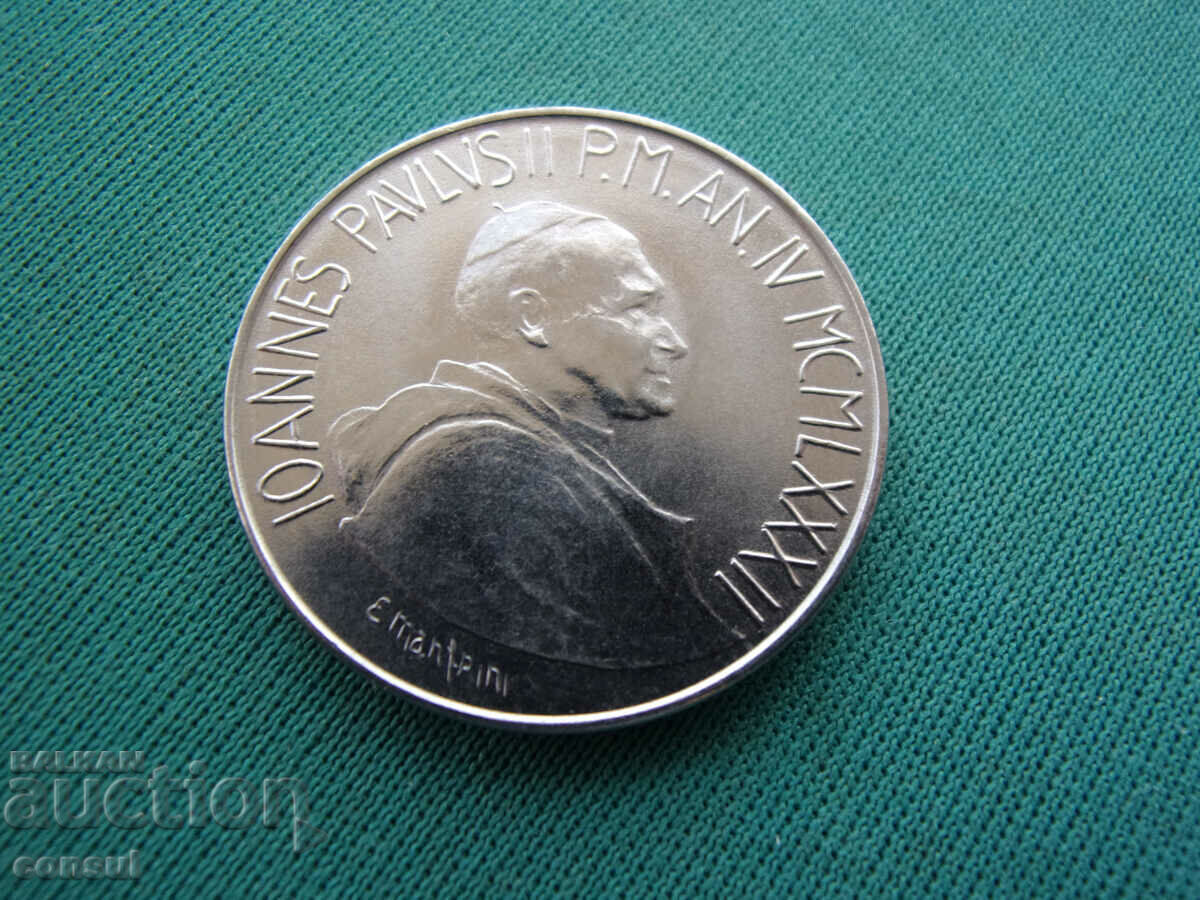 Vatican 100 Lire 1982 UNC Rare cu preț € 7.67 | 15.00 BGN