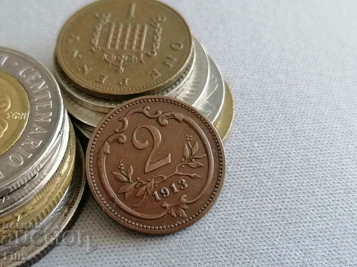 Coin - Austria-Hungary - 2 Heller | 1913