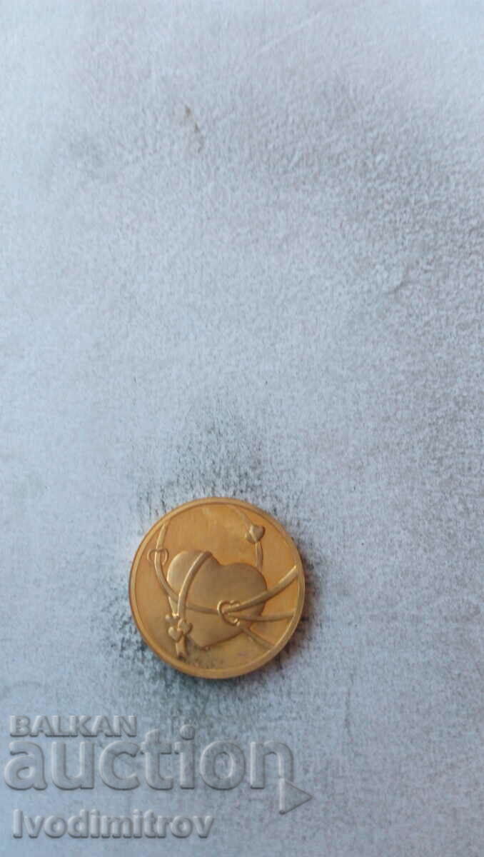 Glamorous Lucky Merry Christmas Happy New Year Heart with price 6.85 BGN | € 3.50