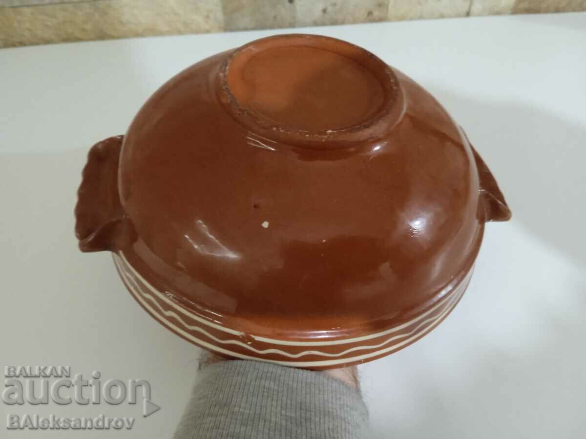 Frumos castron din ceramică inscripționat - 5