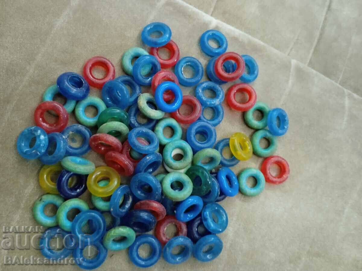 Old big blues for horse harness - 5 Old big blues for horse harness - 5