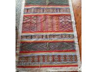 A unique hand-woven Moroccan rug