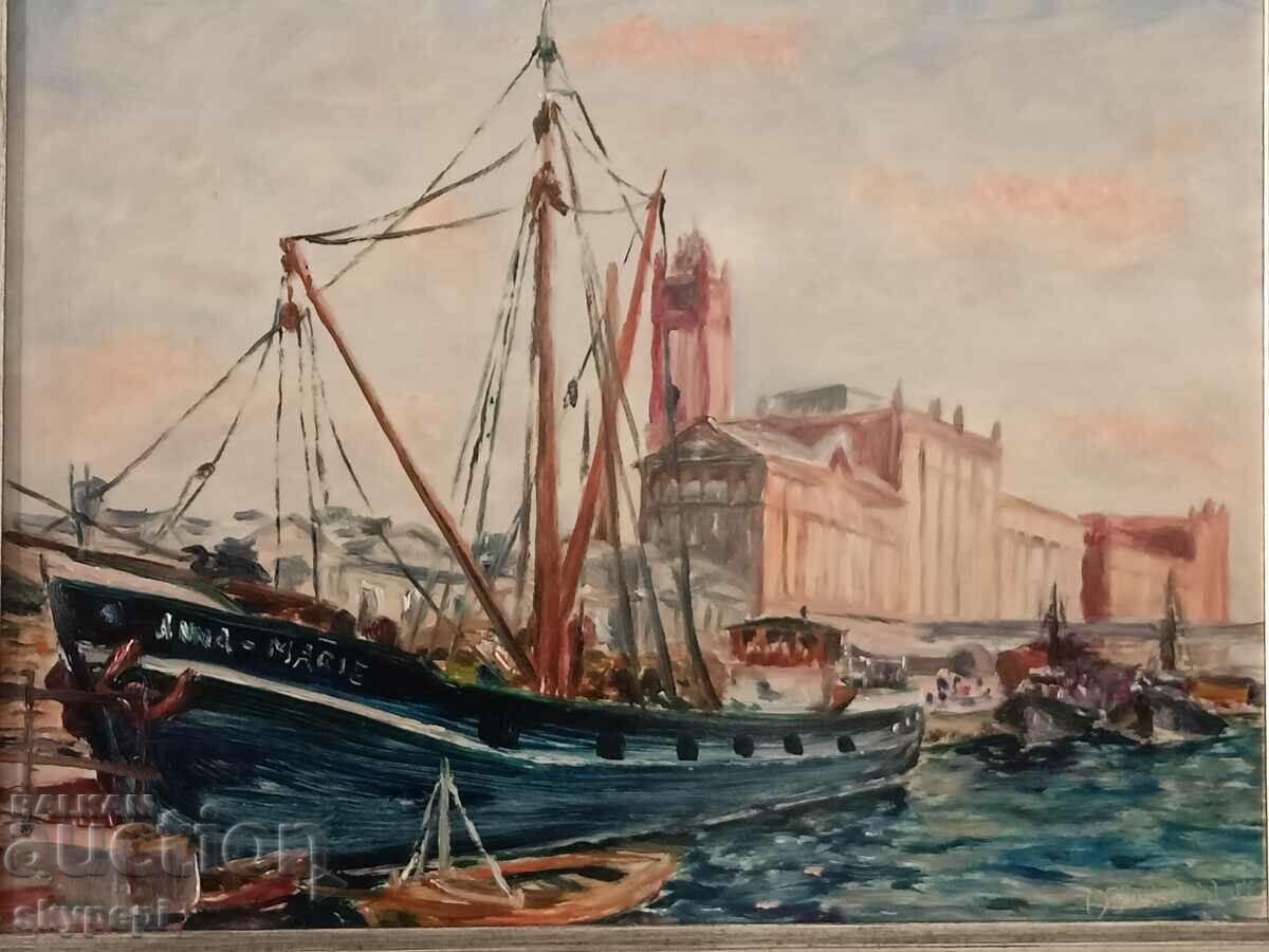 PEISAJUL „PORT” cu preț 240.00 BGN | € 122.71 PEISAJUL „PORT” cu preț 240.00 BGN | € 122.71