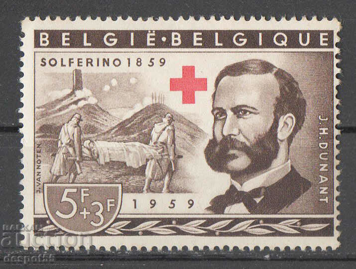 1959. Βέλγιο. 100 χρόνια φιλανθρωπίας του Ερυθρού Σταυρού.
