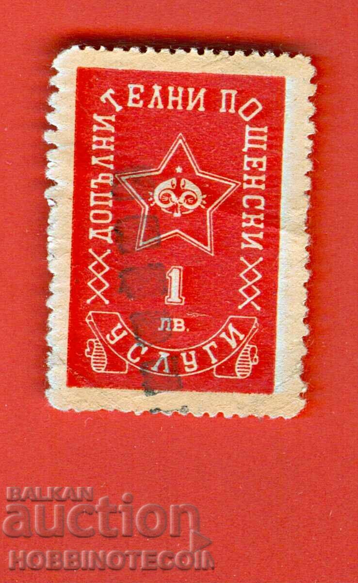ADDITIONAL POSTAL SERVICES - 1 BGN