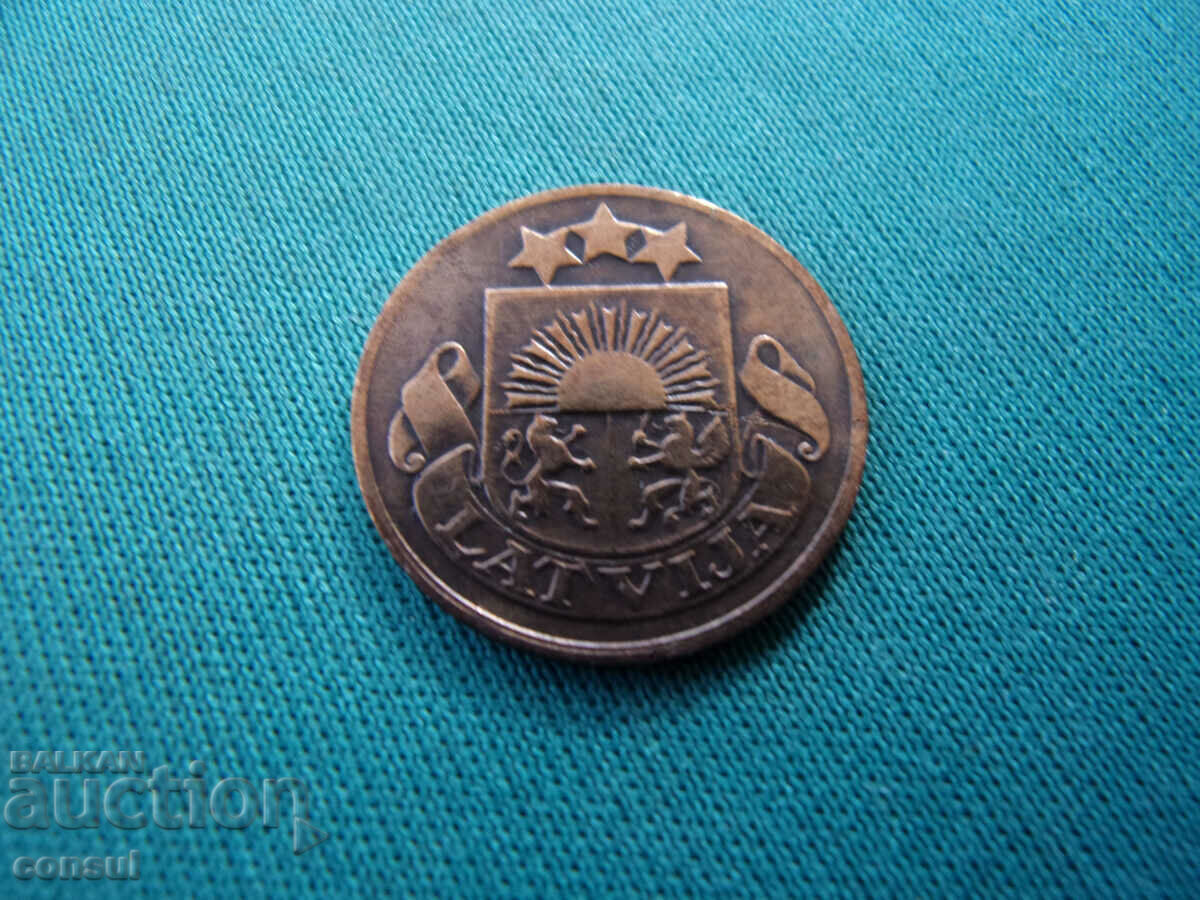 Латвия  2  Сантими  1928 Rare с цена € 2.56 | 5.01 лв.