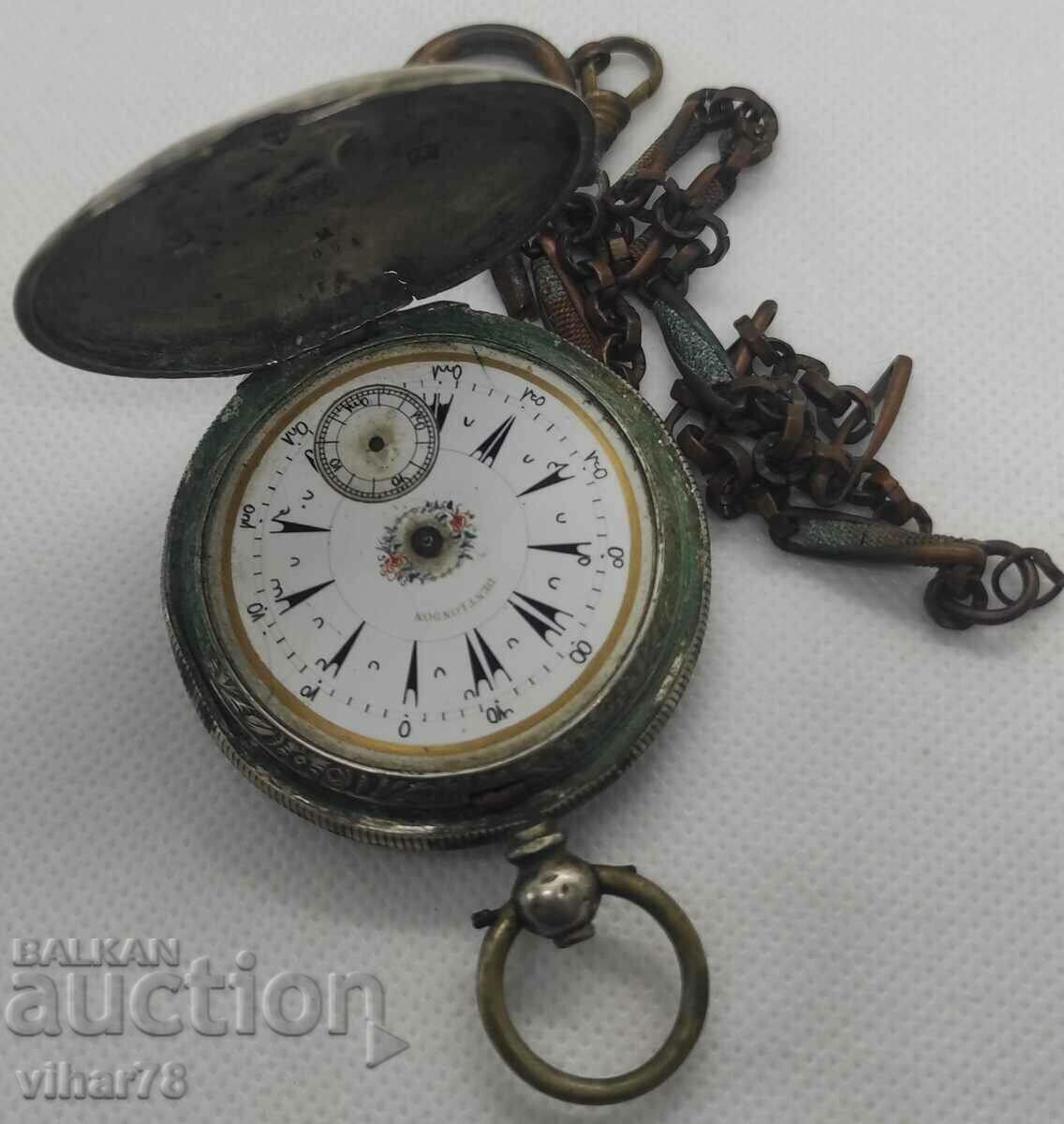 TURKISH POCKET WATCH MACHINE NOT WORKING with price 169.99 BGN | € 86.91
