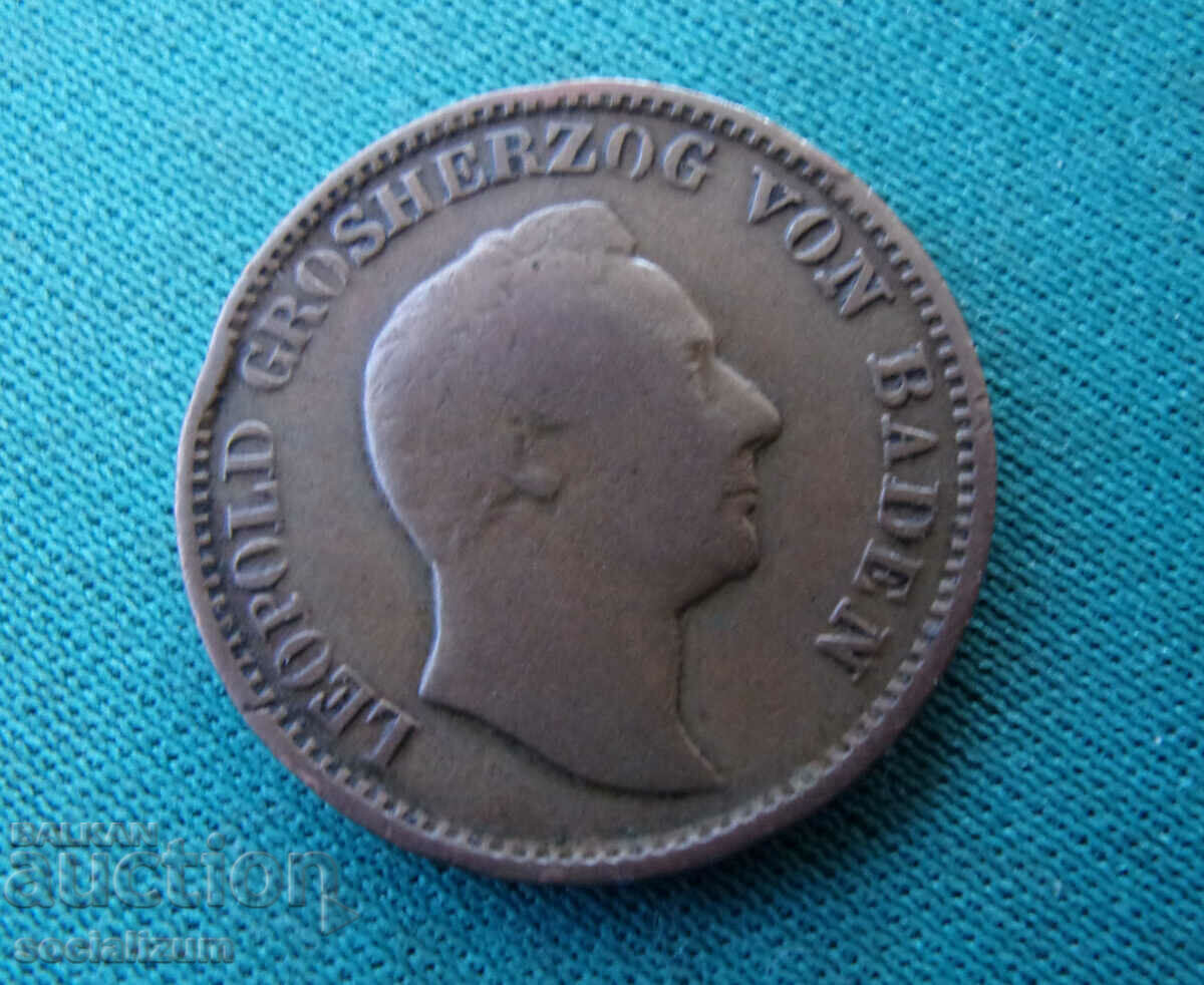 Baden 1 Kreuzer 1844 Rare with price € 23.01 | 45.00 BGN