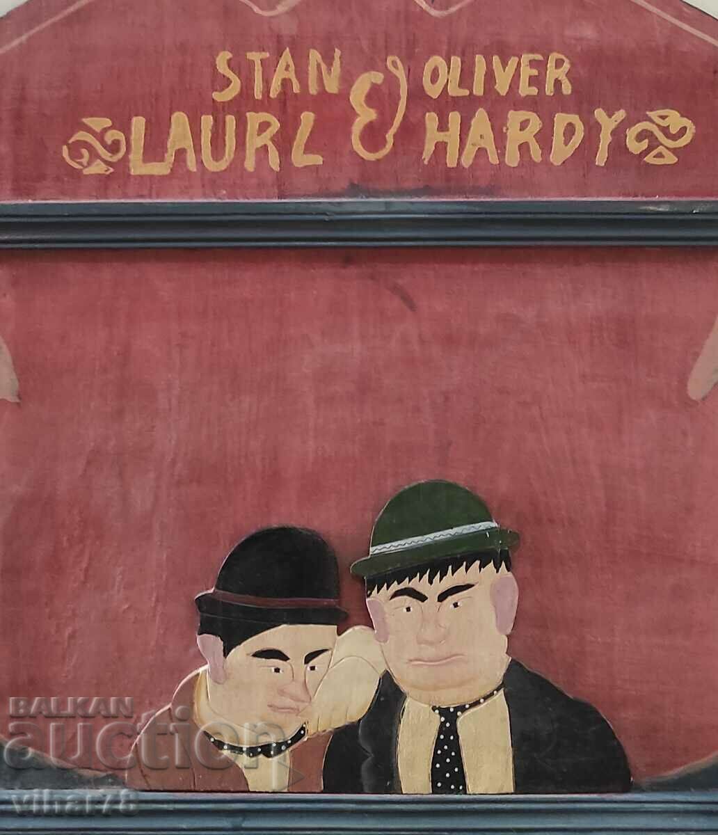 Laurl-Hardy-1 Wooden Sign with price 199.99 BGN | € 102.25 Laurl-Hardy-1 Wooden Sign with price 199.99 BGN | € 102.25