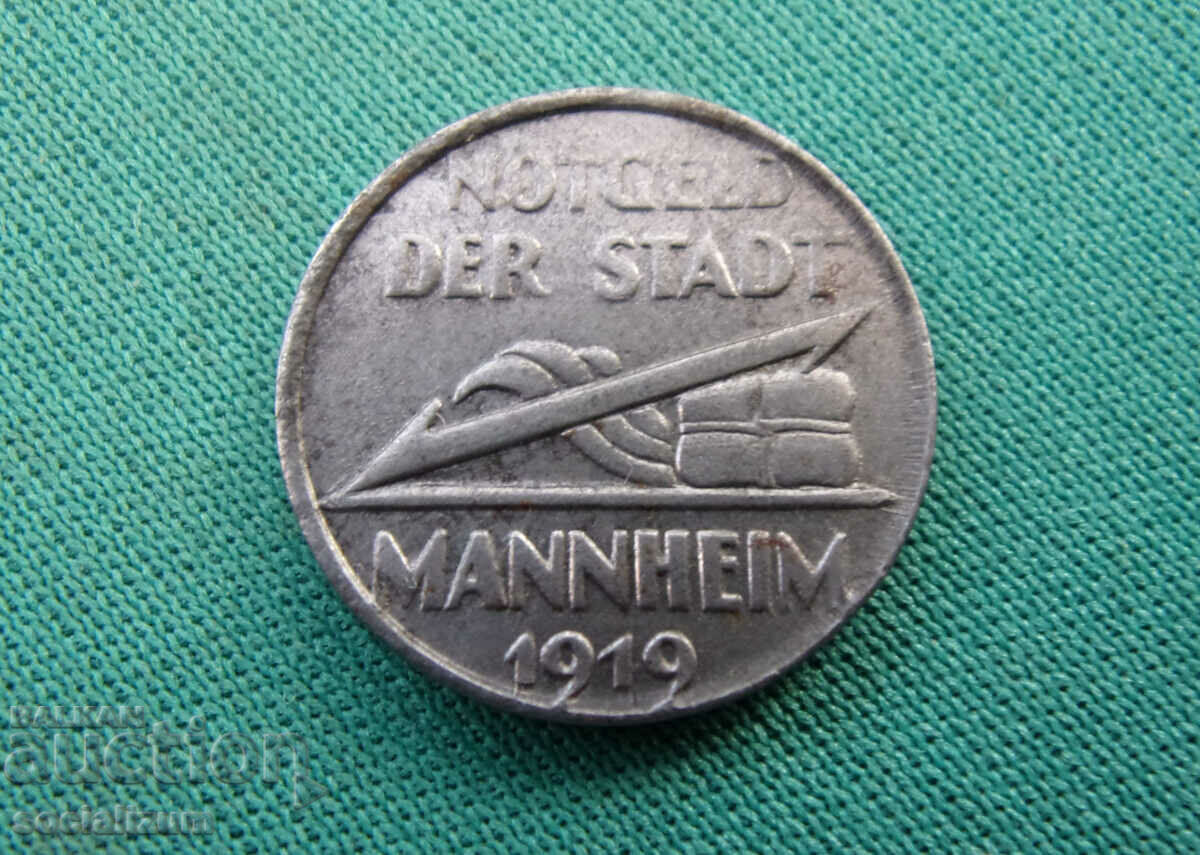 Mannheim 5 Pfennig 1919 Rar