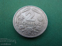 Austria 2 Schilling 1946 Rare