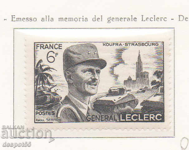 1948. Франция. Генерал Шарл Лекле́рк.