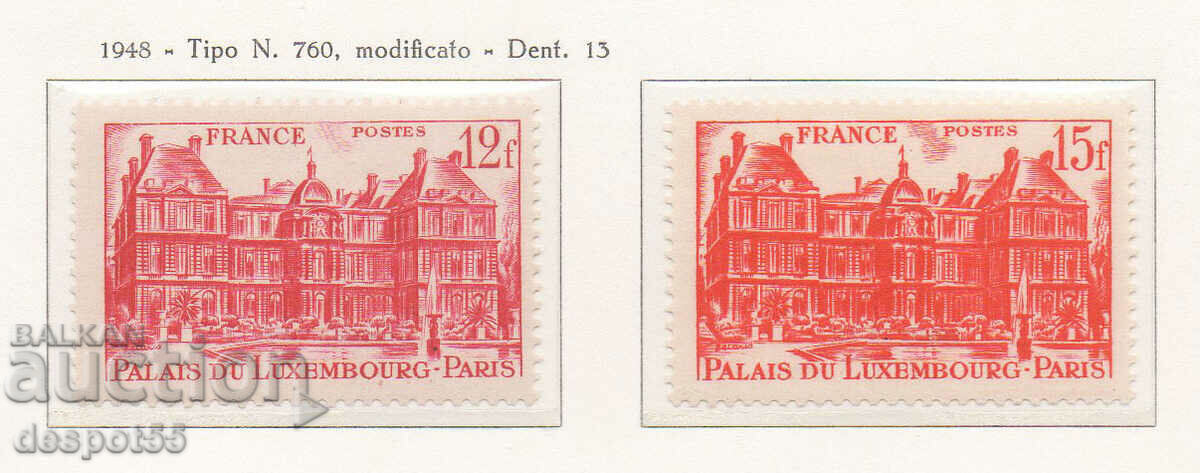 1948. Franța. Palatul Luxemburg din Paris.