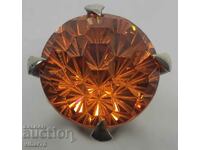 Δαχτυλίδι από μασίφ ασήμι με κυβικά ζιργκόν