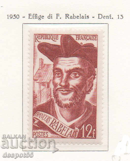 1950. Γαλλία. Πορτρέτο του Francois Rabelais.