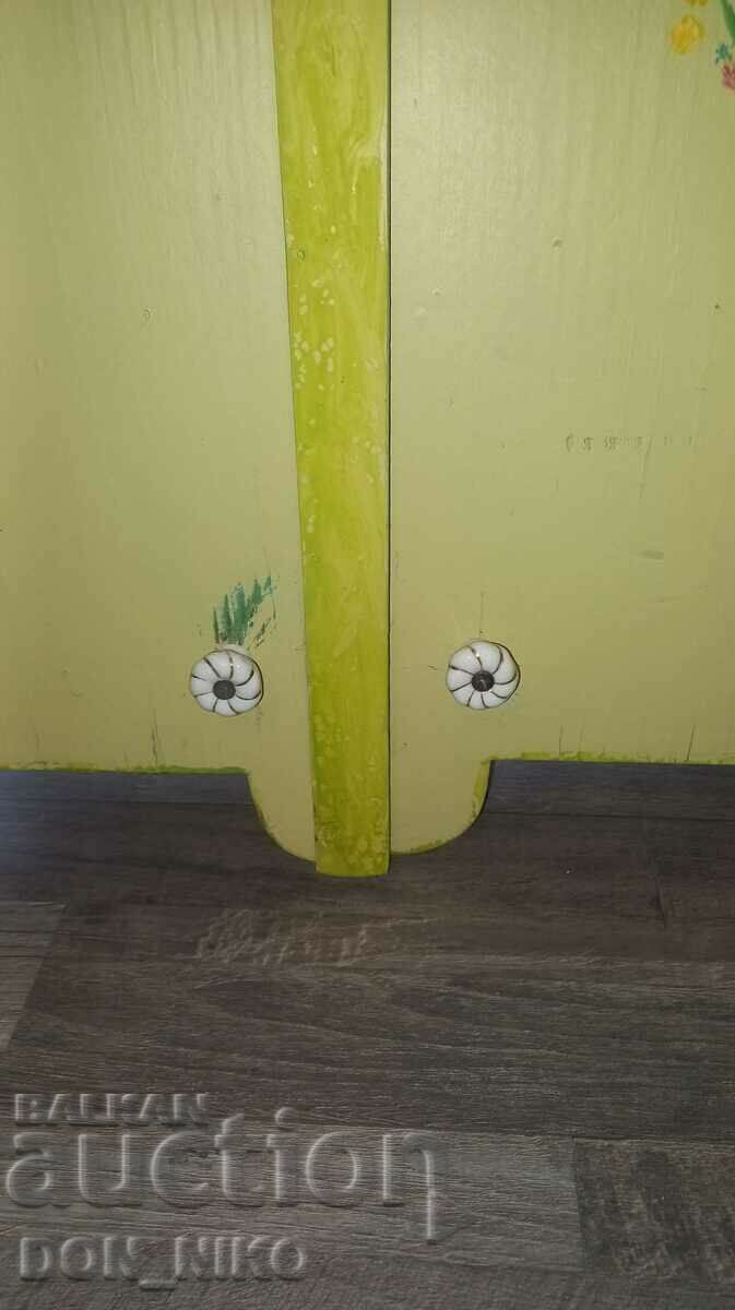 Triptic francez din lemn. Pictat manual - 6 Triptic francez din lemn. Pictat manual - 6