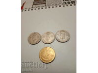 BELGIUM - LOT 5 francs - 4 pcs. - BGN 3