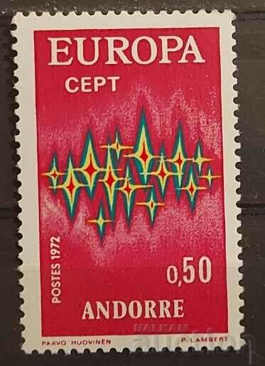 Γαλλική Ανδόρα 1972 Ευρώπη CEPT MNH