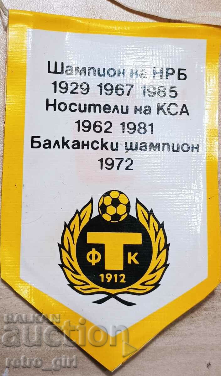 Auction  Old flag of "Botev" Plovdiv.