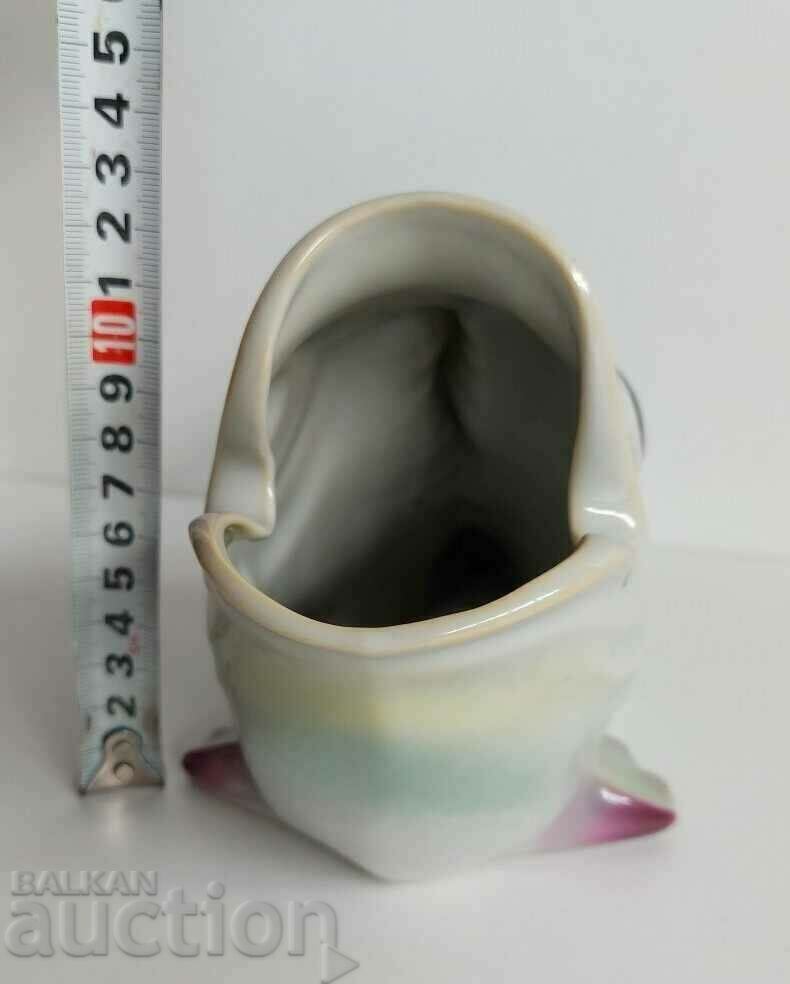 СОЦ ПОРЦЕЛАНОВА ФИГУРА САЛФЕТНИК СТАТУЕТКА РИБА МАРКИРОВКА с цена 45.00 лв. | € 23.01 СОЦ ПОРЦЕЛАНОВА ФИГУРА САЛФЕТНИК СТАТУЕТКА РИБА МАРКИРОВКА с цена 45.00 лв. | € 23.01