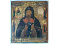 19ος αιώνας! Χειροποίητη ρωσική εικόνα του Αγίου Μητροφάνη του Voronezh