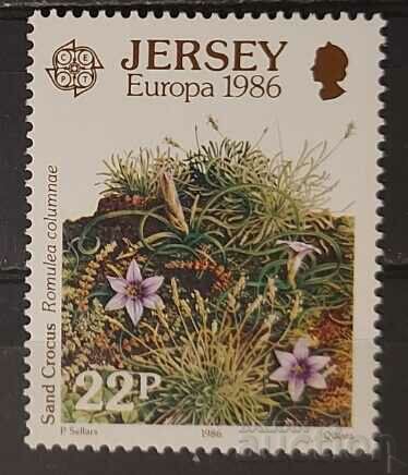 Джърси 1986 Европа CEPT Флора/Цветя MNH