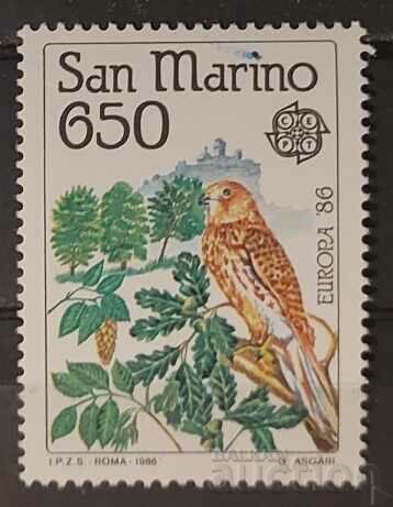 San Marino 1986 Europa CEPT Păsări MNH
