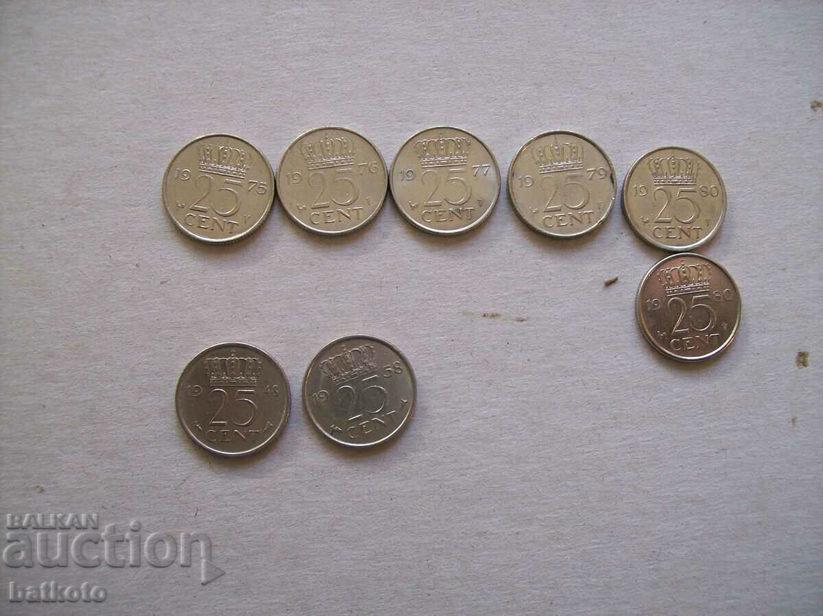 25 цента Нидерландия -