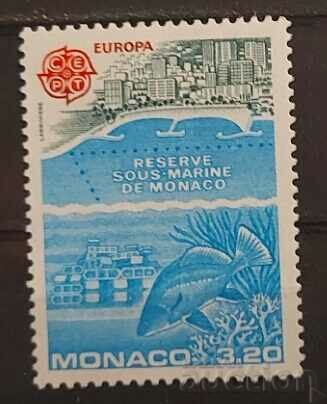 Monaco 1986 Europe CEPT Fish/Buildings MNH