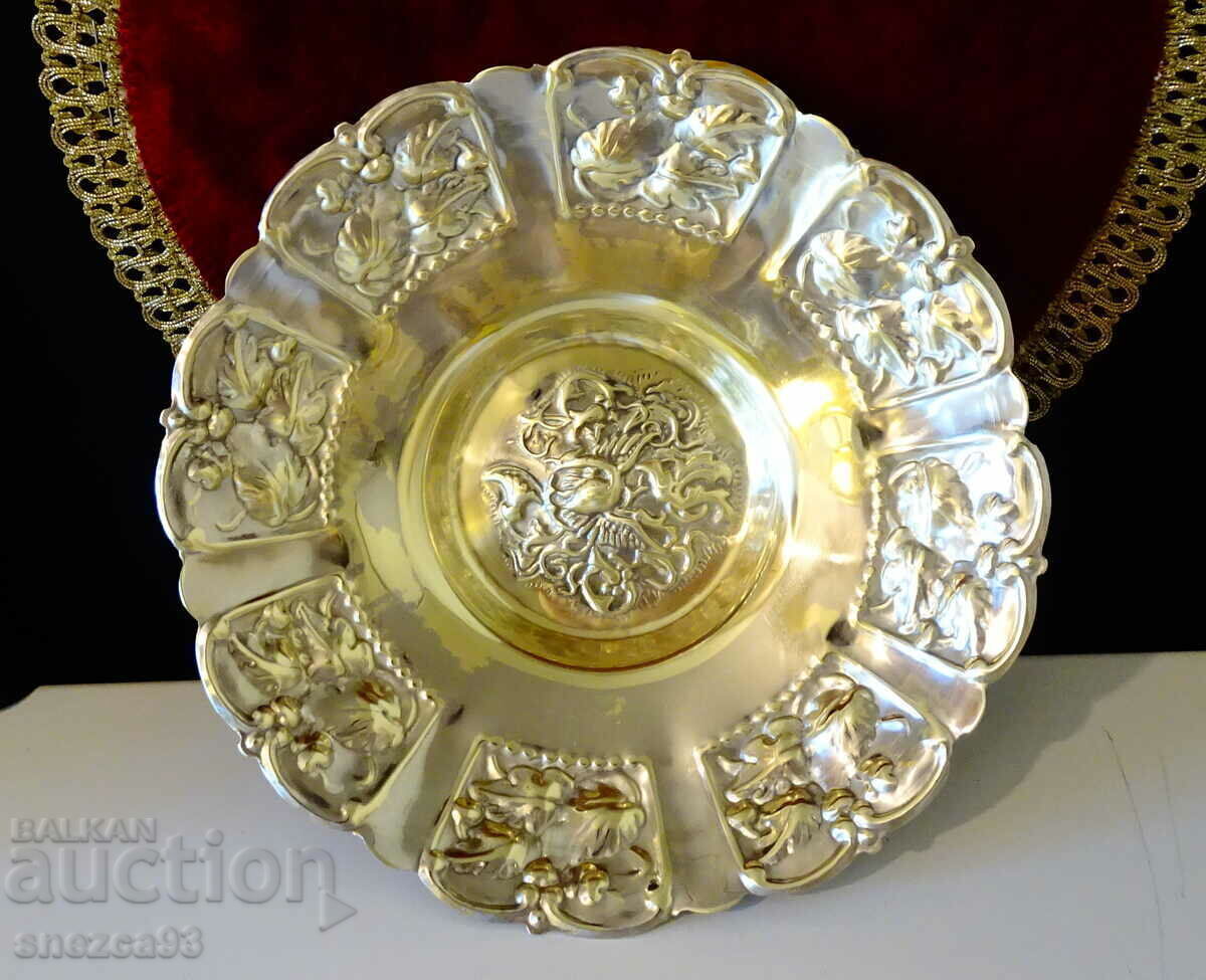 Bronze fruit bowl, salad bowl Phoenix, baroque - 6 Bronze fruit bowl, salad bowl Phoenix, baroque - 6