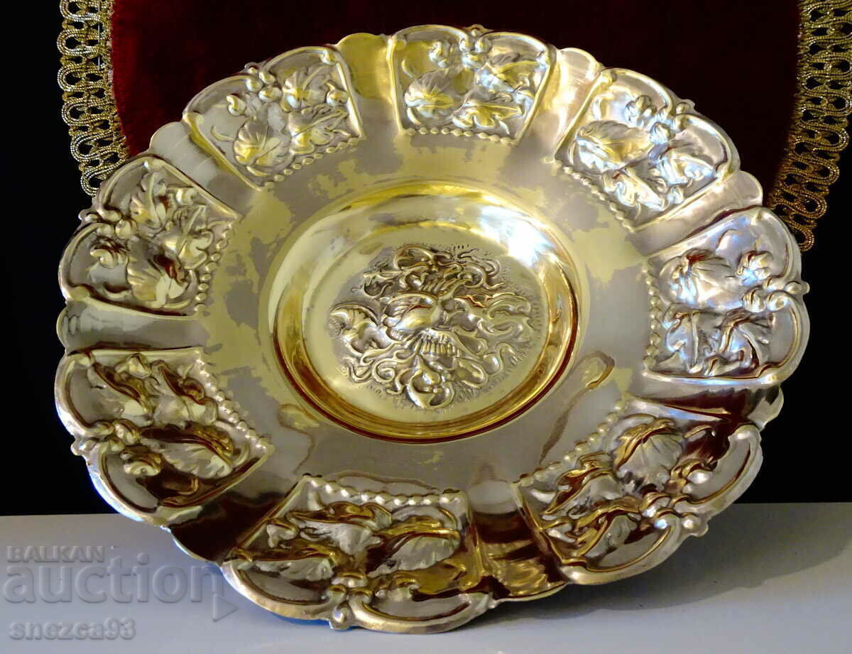 Bronze fruit bowl, salad bowl Phoenix, baroque - 7 Bronze fruit bowl, salad bowl Phoenix, baroque - 7